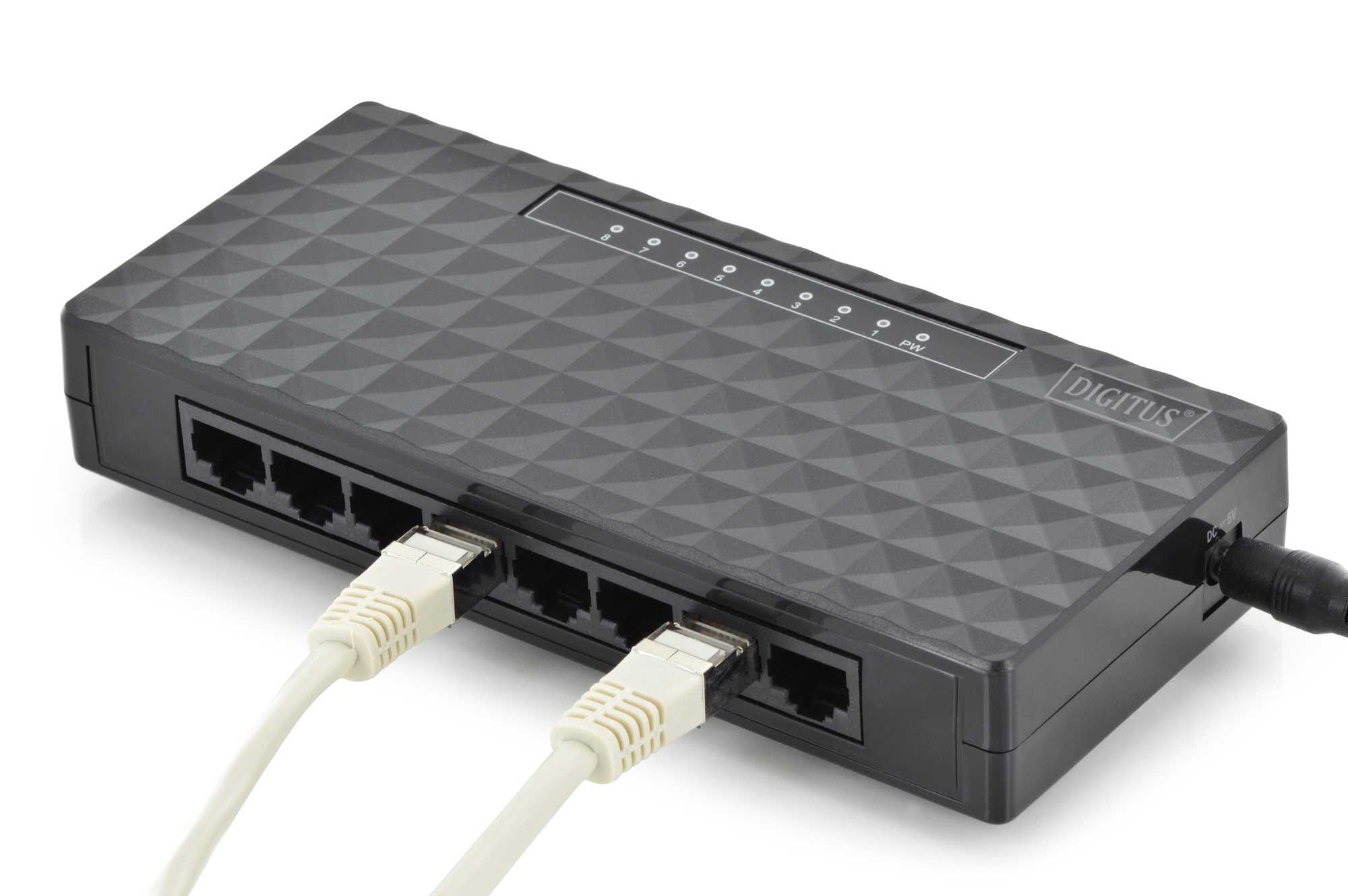 SWITCH 8 PORTS RJ45 10 100  MBPS NOIR Noriak